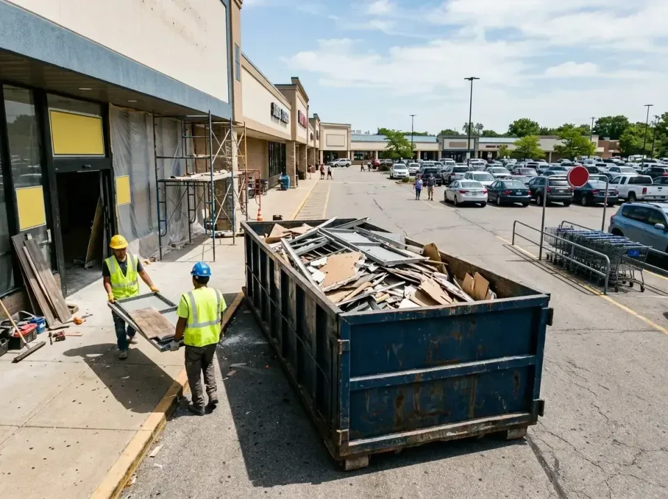 retail-store-renovation-debris-003 — frequently asked questions, Roll-off Dumpster Rentals in Portage, MI
